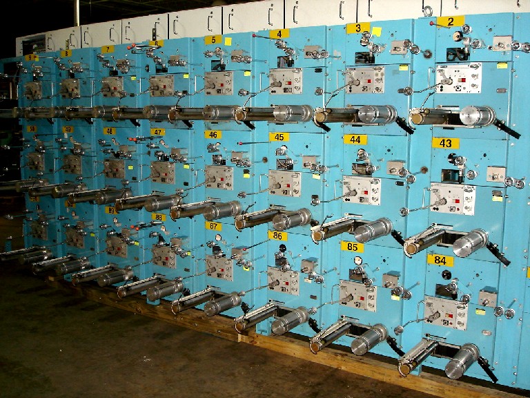BARMAG Winder, type EKS6D, 156 positions, 94mm x 250mm. BARMAG Winder, type EKS6D, 156 positions, 94mm x 250mm.